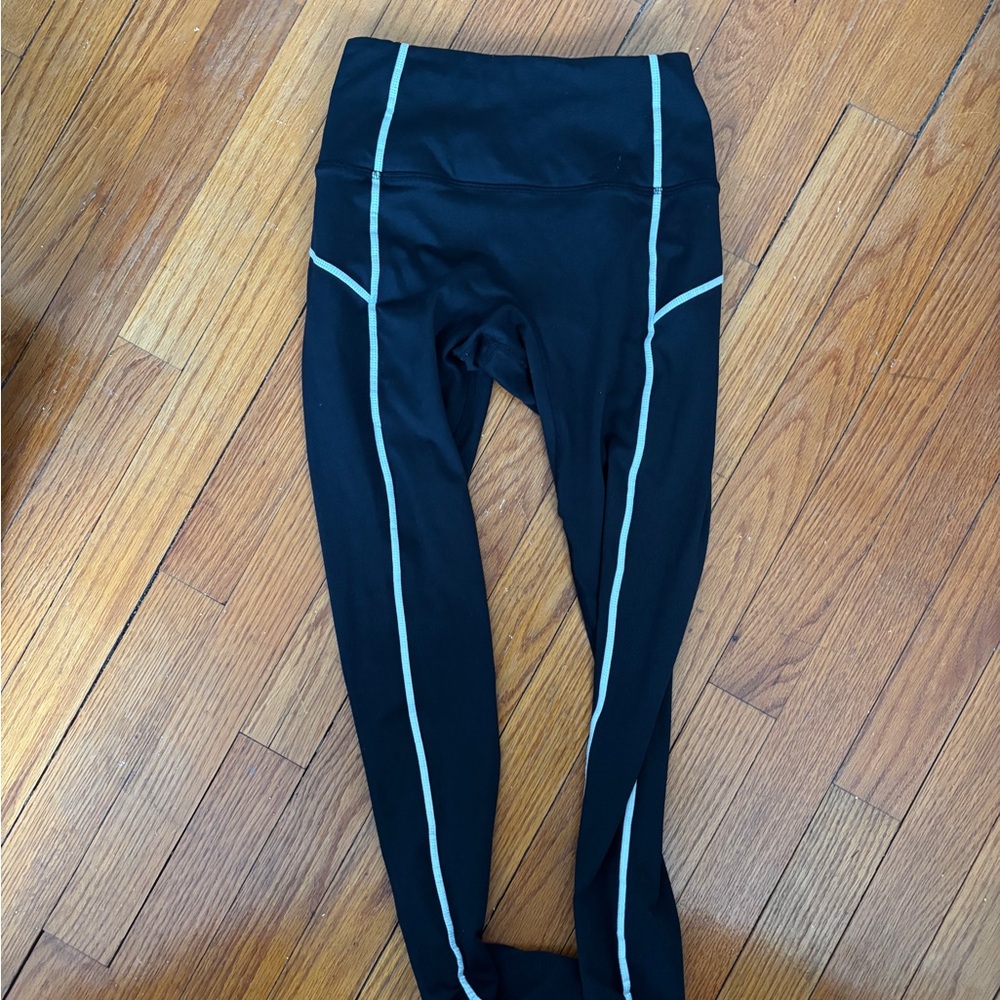 FP Movement by Free People Black Leggings with Reflective Accents
